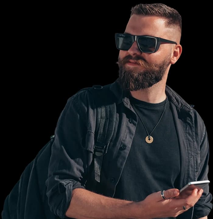 Online surveys AI languages man