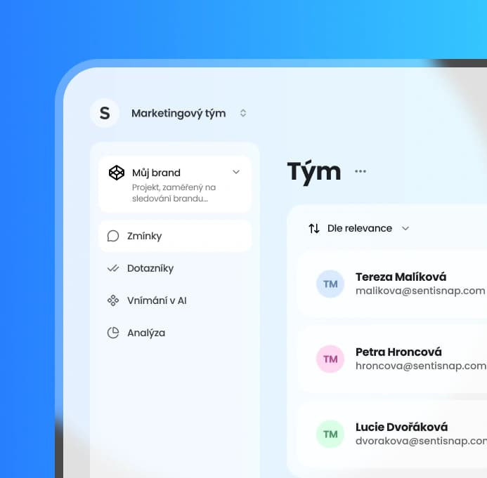 Spolupracujte na online dotaznících se svým týmem